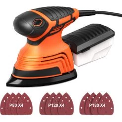 Ponceuse Delta Ponceuse Vibrante Multifonction Filaire TOPSHAK TS-SD2 130W Avec Feuilles