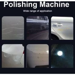 ASUPERMALL 1500R/Min Polisseuse Pour Réparer Les Rayures De Voiture, Machine à Polir Et à Cirer Excentrique, 2 Vitesses Réglables, Rechargeable Par USB Avec 3 Types De Disques De Polissage, Noir - Noir -Ponceuse et polisseuse Soldes 53335278 5