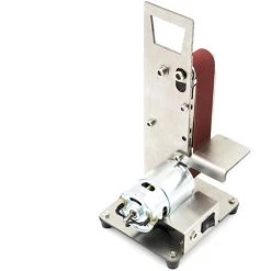 SUPERSELLER Ponceuse à Bande Verticale Mini Ponceuse De Meulage Mini Ponceuse à Bande Meuleuse Machine à Bande De Sable Petite Machine De Polissage Et De Polissage De Bricolage - 895 Moteur -Ponceuse et polisseuse Soldes 53820419 5