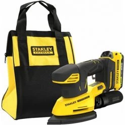 Ponceuse De Finition 12000trs/min Sans Fil 18V STANLEY FATMAX Gamme V20 Avec 1 Batterie 2Ah, 1 Chargeur 2A, En Sac Souple De Transport -Ponceuse et polisseuse Soldes 53909073 3