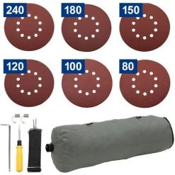 ECD GERMANY Ponceuse Pour Cloisons Sèches Pour Plafonds Ponceuse Pour Murs 210 Mm 1200W -Ponceuse et polisseuse Soldes 53962658 5