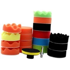 SUPERSELLER 19 Pièces Perceuse Polissage éponge Tampons Voiture Mousse Tampons De Polissage Kit Pour Voiture Tampon Polisseuse Ponçage épilation à La Cire Glaçure - 19 - 19 -Ponceuse et polisseuse Soldes 54447306 3
