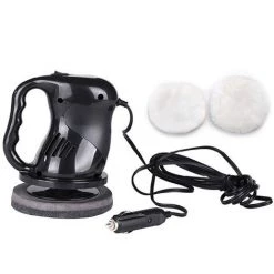 SUPERSELLER Machine De Polissage De Voiture électrique, Kit De Cirage De Polissage De Tampon Avec 2 Tampons Pour Le Polissage Et L'épilation Des Détails De Voiture - Le Noir