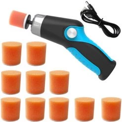 SUPERSELLER Kit De Polisseuse De Voiture électrique Rechargeable USB Mini Ensemble De Machine De Réparation De Rayures De Meulage Automobile Portable Pour Polissage/polissage/ponçage/cirage De Voiture - Avec Câble USB - Avec Câble USB