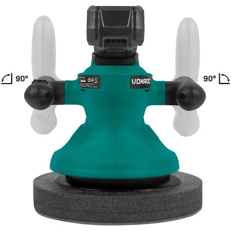 VONROC Polisseuse Sans Fil 20V – Ø240mm - 2 Bonnets De Polissage - Batterie 4.0ah Et Chargeur Rapide Incl. 4 VONROC Polisseuse Sans Fil 20V – Ø240mm - 2 Bonnets De Polissage - Batterie 4.0ah Et Chargeur Rapide Incl. – Image 2