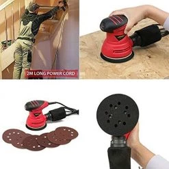 TEETOK Ponceuse Orbitale Al¨¦atoire 240 W 1200 Tr/min 125 Mm Papiers Abrasifs, 6 Pi¨¨ces De Papiers Abrasifs, Sac De D¨¦poussi¨¦rage, Plaque De Base De Pon?age Rotative ¨¤ 360¡ã 10 TEETOK Ponceuse Orbitale Al¨¦atoire 240 W 1200 Tr/min 125 Mm Papiers Abrasifs, 6 Pi¨¨ces De Papiers Abrasifs, Sac De D¨¦poussi¨¦rage, Plaque De Base De Pon?age Rotative ¨¤ 360¡ã -Ponceuse et polisseuse Soldes 54726898 4