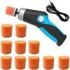 HAPPYSHOPPING Machine à Polir Et Réparer Les Rayures De La Voiture, Modèle à Batterie Au Lithium Avec Câble USB + 10pcs De Tête éponge Sans Abrasif - Modèle à Batterie Au Lithium Avec Câble USB + 10pcs De Tête éponge Sans Abrasif -Ponceuse et polisseuse Soldes 54821198 1