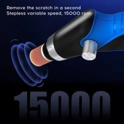 HAPPYSHOPPING Machine à Polir Et Réparer Les Rayures De La Voiture, Modèle à Batterie Au Lithium Avec Câble USB + 10pcs De Tête éponge Sans Abrasif - Modèle à Batterie Au Lithium Avec Câble USB + 10pcs De Tête éponge Sans Abrasif -Ponceuse et polisseuse Soldes 54821198 4