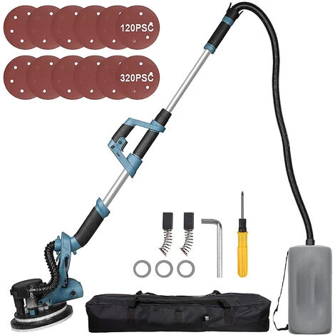 YOOUYIDA Ponceuse Pour Cloisons Sèches, Ponceuse électrique Pour Cloisons Sèches 750w Avec Tuyau à Poussière, Système D'aspiration Automatique, 6 Vitesses Variables 3 YOOUYIDA Ponceuse Pour Cloisons Sèches, Ponceuse électrique Pour Cloisons Sèches 750w Avec Tuyau à Poussière, Système D'aspiration Automatique, 6 Vitesses Variables