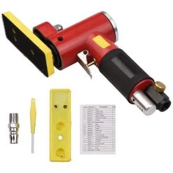 ASUPERMALL Mini Ponceuse Pneumatique à Ligne Droite, Ponceuse Orbitale Aléatoire, Cireuse Pour Carrosserie Automobile, Meubles, Bois, Surfaces Métalliques, KP-6902 - KP-6902 -Ponceuse et polisseuse Soldes 55283154 4
