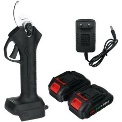 JMAX 88V Sécateur 2 Batteries 9000mAh Coupeuse D'élagage D'aménagement Paysager Pour Arbres Fruitiers