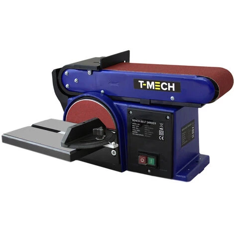 T-MECH Ponceuse à Disque Pour Travaux Lourds Ajustables Électrique Ponçage / 500W 230V - Bleu 4 T-MECH Ponceuse à Disque Pour Travaux Lourds Ajustables Électrique Ponçage / 500W 230V - Bleu – Image 2