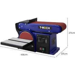 T-MECH Ponceuse à Disque Pour Travaux Lourds Ajustables Électrique Ponçage / 500W 230V - Bleu 11 T-MECH Ponceuse à Disque Pour Travaux Lourds Ajustables Électrique Ponçage / 500W 230V - Bleu -Ponceuse et polisseuse Soldes 56478842 5