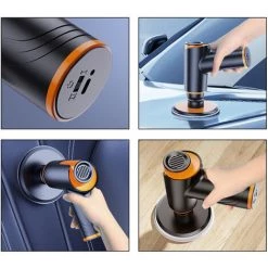 TANCYCO Polisseuse De Voiture Multifonctionnelle Sans Fil Pour Polissage De Voiture, Machine De Polissage De Voiture Portable, Outil De Cirage De Voiture Domestique, 2 Vitesses Réglables, 100 W 1800 Tr/min -Ponceuse et polisseuse Soldes 56532533 3