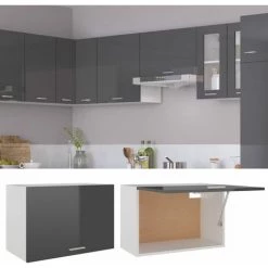 NOVA Armoire En Bois Armoire De Cuisine Avec Ribalta Anta Différentes Couleurs Armoire Suspendue Gris Brillant 60x31x40 Cm Aggloméré Couleur : Gris Lucide 8 NOVA Armoire En Bois Armoire De Cuisine Avec Ribalta Anta Différentes Couleurs Armoire Suspendue Gris Brillant 60x31x40 Cm Aggloméré Couleur : Gris Lucide -Ponceuse et polisseuse Soldes 57225861 2