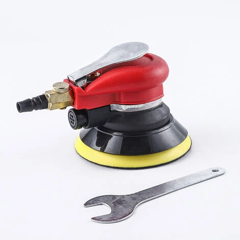 AIDUCHO Ponceuse à Air Pneumatique, Ponceuse à Air Pneumatique 5in 10000 TR/Min, Collecte De Poussière De Machine De Polissage De Cire Pour Le Travail Du Bois De Soins De Peinture De Voiture -rouge 5 AIDUCHO Ponceuse à Air Pneumatique, Ponceuse à Air Pneumatique 5in 10000 TR/Min, Collecte De Poussière De Machine De Polissage De Cire Pour Le Travail Du Bois De Soins De Peinture De Voiture -rouge – Image 3