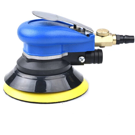 AIDUCHO Ponceuse à Air Pneumatique, Ponceuse à Air Pneumatique 5in 10000 TR/Min, Collecte De Poussière De Machine De Polissage De Cire Pour Le Travail Du Bois De Soins De Peinture De Voiture -bleu 3 AIDUCHO Ponceuse à Air Pneumatique, Ponceuse à Air Pneumatique 5in 10000 TR/Min, Collecte De Poussière De Machine De Polissage De Cire Pour Le Travail Du Bois De Soins De Peinture De Voiture -bleu