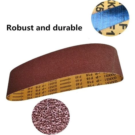 CHANCEY 12 Pièces Bande Abrasive 610X100MM. Bande Abrasive En Alumine Kit Bande Abrasive Mixte 400) Pour Ponceuse,SEMAket 5 CHANCEY 12 Pièces Bande Abrasive 610X100MM. Bande Abrasive En Alumine Kit Bande Abrasive Mixte 400) Pour Ponceuse,SEMAket – Image 3