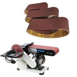 CHANCEY 12 Pièces Bande Abrasive 610X100MM. Bande Abrasive En Alumine Kit Bande Abrasive Mixte 400) Pour Ponceuse,SEMAket 10 CHANCEY 12 Pièces Bande Abrasive 610X100MM. Bande Abrasive En Alumine Kit Bande Abrasive Mixte 400) Pour Ponceuse,SEMAket -Ponceuse et polisseuse Soldes 57772769 4