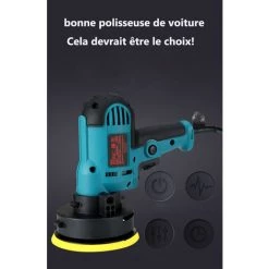 Cisea Polisseuse Auto, Polisseuse 700W, Polisseuse Excentrique 3600rpm, Régulation De La Vitesse En Continu -Ponceuse et polisseuse Soldes 57963188 4