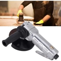 GRID COOL Polisseuse D'angle - Meuleuse D'angle Pneumatique 4 Pouces Polisseuse Ponceuse Polisseuse-outil De Meulage De Meubles -Ponceuse et polisseuse Soldes 58349471 4