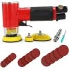Yoouyida Mini Ponceuse Excentrique à Air Comprimé Polisseuse Ensemble De Polissage 25mm 50mm 75mm, 20000 Tr/min Avec éponge De Polissage 15 Pièces Ponceuse Excentrique à Air Comprimé Voiture, Sanderl -Ponceuse et polisseuse Soldes 58502403 1