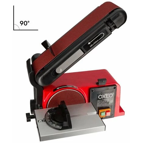 OXEO Ponceuse à Bande Et à Disque Stationnaire 370w - Combiné Ponceur 4 OXEO Ponceuse à Bande Et à Disque Stationnaire 370w - Combiné Ponceur – Image 2