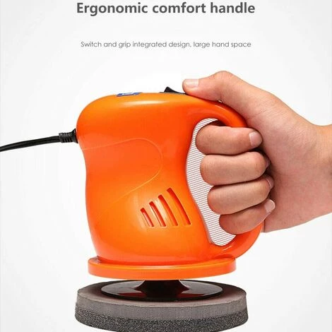 DENUOTOP Machine De Polissage De Voiture, Cireuse De Tampon électrique Automatique 40W, Ensemble De Kit De Machine De Ponceuse De Cirage De Polissage Portatif, Orange 5 DENUOTOP Machine De Polissage De Voiture, Cireuse De Tampon électrique Automatique 40W, Ensemble De Kit De Machine De Ponceuse De Cirage De Polissage Portatif, Orange – Image 3