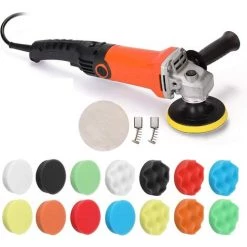 AOUGO 1200W 220V Vitesse Réglable Voiture électrique Polisseuse Machine à Cirer Automobile Meubles Outil De Polissage