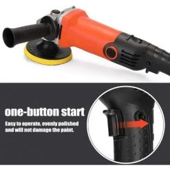 AOUGO 1200W 220V Vitesse Réglable Voiture électrique Polisseuse Machine à Cirer Automobile Meubles Outil De Polissage -Ponceuse et polisseuse Soldes 59300449 5