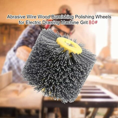 CHANCEY Brosse En Nylon - Roue De Traction - Brosse De Polissage - Pour Machine à Bois, Machine à Satiner (grain 80),SEMAket 5 CHANCEY Brosse En Nylon - Roue De Traction - Brosse De Polissage - Pour Machine à Bois, Machine à Satiner (grain 80),SEMAket – Image 3