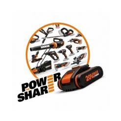 NO NAME Ponceuse Sans Fil 5 En 1 20V 2.0Ah Worx -Ponceuse et polisseuse Soldes 59662406 5
