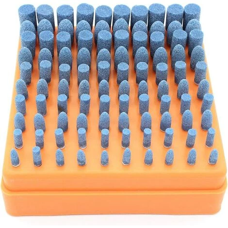 GALOZZOIT Polir La Tête De Meulage, 100 Pcs Accessoires De Polissage Multifonctions Pour Dremel Accessoires, Diamètre De La Tige De 3mm (Bleu) 4 GALOZZOIT Polir La Tête De Meulage, 100 Pcs Accessoires De Polissage Multifonctions Pour Dremel Accessoires, Diamètre De La Tige De 3mm (Bleu) – Image 2