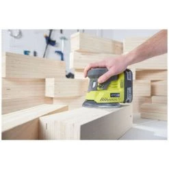 Pack RYOBI Ponceuse Triangulaire 18V OnePlus R18PS-0 - 6 Abrasifs - 1 Batterie 3.0Ah High Energy - 1 Batterie 5.0Ah - Chargeur Rapide 9 Pack RYOBI Ponceuse Triangulaire 18V OnePlus R18PS-0 - 6 Abrasifs - 1 Batterie 3.0Ah High Energy - 1 Batterie 5.0Ah - Chargeur Rapide -Ponceuse et polisseuse Soldes 59958828 3