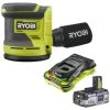 Pack RYOBI Ponceuse Excentrique 18V OnePlus RROS18-0 - 1 Batterie 3.0Ah High Energy - 1 Chargeur Ultra Rapide -Ponceuse et polisseuse Soldes 59958846 1
