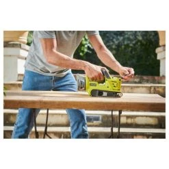 Pack RYOBI Ponceuse à Bande 75 Mm 18V OnePlus R18BS-0 - 1 Batterie 3.0Ah High Energy - 1 Chargeur Ultra Rapide -Ponceuse et polisseuse Soldes 59958997 4