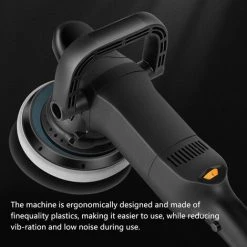LITZEE Polisseuse Machine De Polissage De Voiture De Vitesse Maximale De 1250W 220 V 3800r/min Machine De Polissage De Choc De 15mm Machine De Cire De Voiture De Polisseuse Réglable En Continu à Six Vitesses, Avec Disques éponge Divers -Ponceuse et polisseuse Soldes 60298765 5