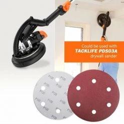 TACKLIFE 9-Inch/225mm 30PCS Disques De Ponçage à 6 Trous Pour Ponceuse De Cloison Sèche - ASD5A -Ponceuse et polisseuse Soldes 60670736 5