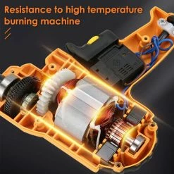 LIFCAUSAL 14 Pièces Polisseuse Rotative Pour Voiture 600W Tampon Ponceuse Polisseuse 600-3700 Tr/min 5 '' éponge Tampon Vadrouille Kit Soins De Voiture Appareil Ménager Outil De Polissage Prise Ue -Ponceuse et polisseuse Soldes 60913494 4