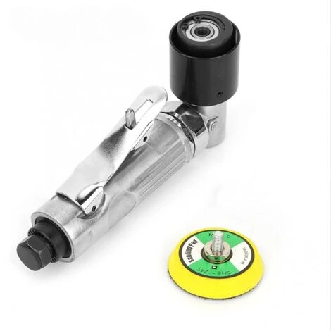 Yoouyida Mini Ponceuse / Polisseuse D'angle De Pression D'air De Ponceuse Orbitale De Argent Droit Long 3 Yoouyida Mini Ponceuse / Polisseuse D'angle De Pression D'air De Ponceuse Orbitale De Argent Droit Long