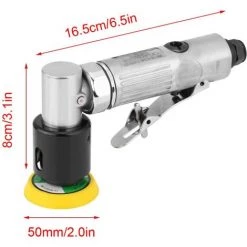 Yoouyida Mini Ponceuse / Polisseuse D'angle De Pression D'air De Ponceuse Orbitale De Argent Droit Long 11 Yoouyida Mini Ponceuse / Polisseuse D'angle De Pression D'air De Ponceuse Orbitale De Argent Droit Long -Ponceuse et polisseuse Soldes 61083726 5