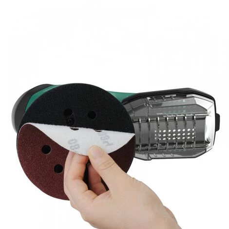 Yoouyida Ponceuse Excentrique 320W, Ponceuse Orbitale à Vitesse Variable,7Vitesses, Collecte De Poussière Pour Le Polissage 4 Yoouyida Ponceuse Excentrique 320W, Ponceuse Orbitale à Vitesse Variable,7Vitesses, Collecte De Poussière Pour Le Polissage – Image 2