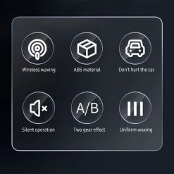 SUPERSELLER Ensemble D'outils De Polisseuse Rechargeable Cireuse à 2 Vitesses Mini Polisseuse Portable Polisseuse De Voiture Sans Fil 4000 MAh Lithium-ion Pour Cirer La Voiture Polir éliminer Les Rayures -Ponceuse et polisseuse Soldes 62874502 3