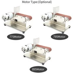 SUPERSELLER Ponceuse à Bande Horizontale Mini Ponceuse à Bande électrique Meuleuse Multifonctionnelle Bricolage Polissage Rectifieuse - 775 Moteur - 775 Moteur -Ponceuse et polisseuse Soldes 63078786 3