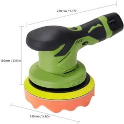 LIFCAUSAL Polisseuse De Voiture électrique Sans Fil 6 Vitesses De Vitesse Réglable Machine De Polissage Automatique Multifonctionnel Bois Métal Cirage Rectifieuse Multicolore (EU Plug) -Ponceuse et polisseuse Soldes 63745903 5