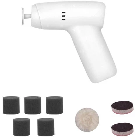 LIFCAUSAL Polisseuse Sans Fil Polisseuse USB Recharge Voiture Auto Réparation Des Rayures Machine Portable Portable Maison Ménage Voiture Polisseuses Excentrique Cireuse Pratique Voiture Anti-rayures 2 Vitesses Réglables Avec 3 Disques De Polissage, Blanc 3 LIFCAUSAL Polisseuse Sans Fil Polisseuse USB Recharge Voiture Auto Réparation Des Rayures Machine Portable Portable Maison Ménage Voiture Polisseuses Excentrique Cireuse Pratique Voiture Anti-rayures 2 Vitesses Réglables Avec 3 Disques De Polissage, Blanc