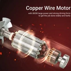 LIFCAUSAL Tondeuse à Bois électrique Multifonctionnelle Toupie à Bois Pour Stratifié Tondeuse à Rainurer Professionnelle Pour Menuisier Charpentier Avec 15 Fraises 220 V 800 W 30 000 Tr/min -Ponceuse et polisseuse Soldes 63746354 4