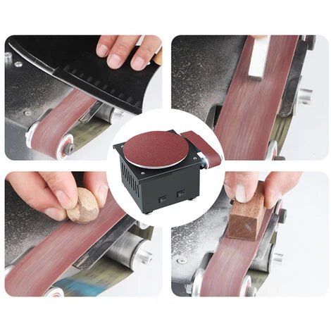 LIFCAUSAL Ponceuse à Bande Ponceuse à Disque Ponçage électrique Ponceuse à Polir Avec Kit De Tige D'extension Flexible Affûteuse De Bords électrique 7 Vitesses Variables Avec Disque De Ponçage/ceinture/bande/roue DIY Machine De Meulage De Polissage De Paillasse (pr 7 LIFCAUSAL Ponceuse à Bande Ponceuse à Disque Ponçage électrique Ponceuse à Polir Avec Kit De Tige D'extension Flexible Affûteuse De Bords électrique 7 Vitesses Variables Avec Disque De Ponçage/ceinture/bande/roue DIY Machine De Meulage De Polissage De Paillasse (pr – Image 5