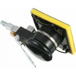 LIFCAUSAL Ponceuse à Orbite Aléatoire Pneumatique Ponceuse à Air Polisseuse Ponceuse à Paume Pour Peinture De Voiture Soin élimination De La Rouille Meuleuse à Bois 100x110mm -Ponceuse et polisseuse Soldes 63810495 4