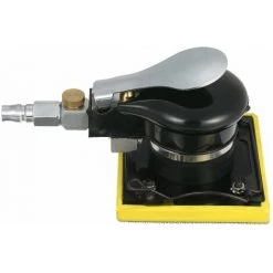 LIFCAUSAL Ponceuse à Orbite Aléatoire Pneumatique Ponceuse à Air Polisseuse Ponceuse à Paume Pour Peinture De Voiture Soin élimination De La Rouille Meuleuse à Bois 100x110mm -Ponceuse et polisseuse Soldes 63810495 5